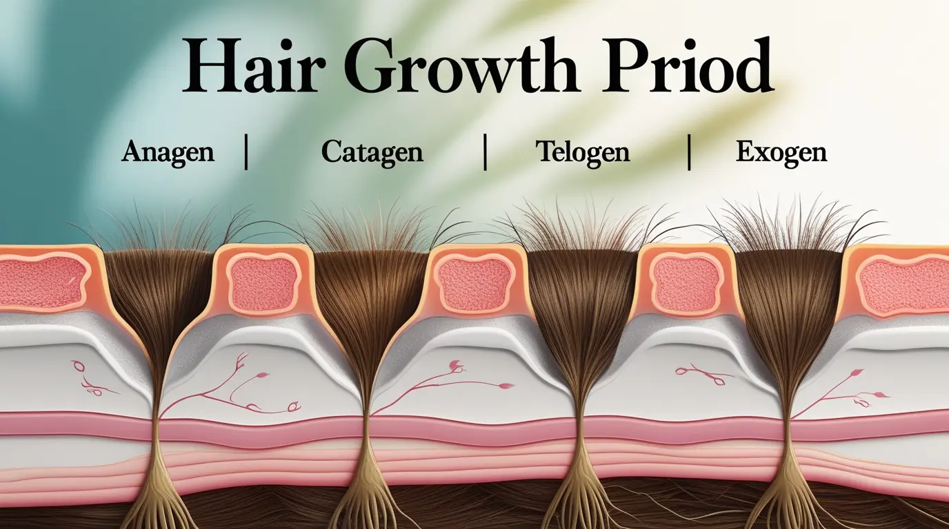 راز کامل سیکل رشد مو: چگونه چرخه رشد صحیح موها را متوقف نکنیم و بلند، پرپشت و سالم بمانیم؟