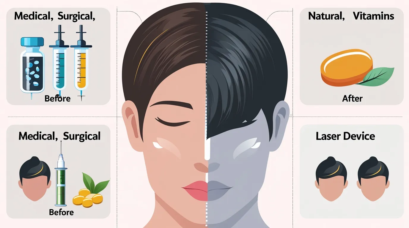 راهنمای کامل درمان ریزش مو — از روش‌های خانگی تا تکنولوژی نوین + معرفی محصولات کارآمد