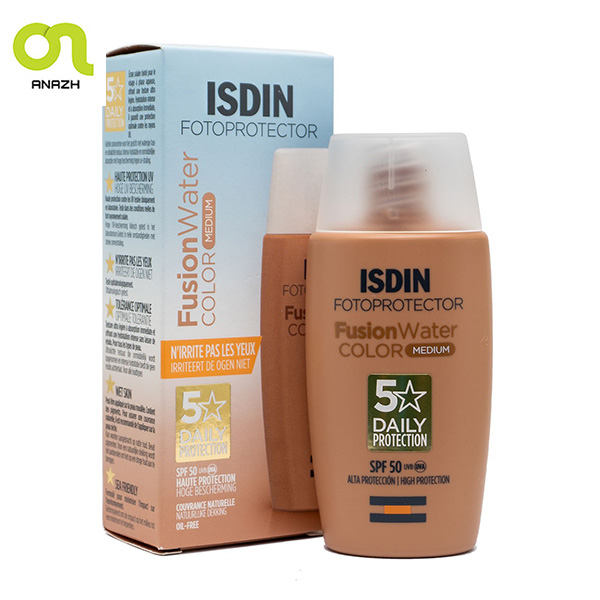 ضد آفتاب فیوژن واتر رنگی مدیوم spf 50 ایزدین