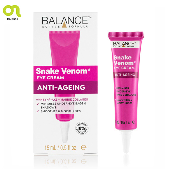کرم دور چشم سم مار بالانس Balance Snake Venom Anti Ageing Eye-اناژ