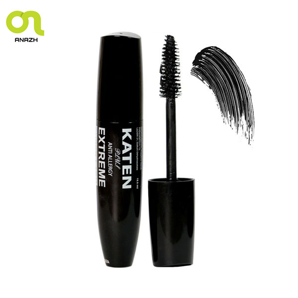 ریمل چشم کاتن KATEN مدل آنتی آلرژی سوپرلش ماسکارا anti allergy super lash -اناژ