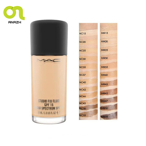 کرم پودر مک اصل STUDIO FIX FLUID MAC -اناژ