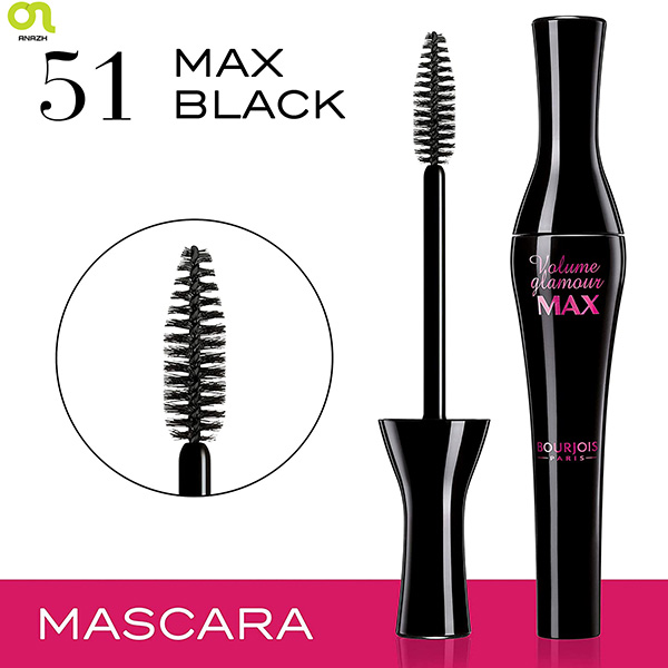 ریمل بورژوآ مکس حجم دهنده مدل ولوم گلامور Bourjois Volume Glamour Max -اناژ