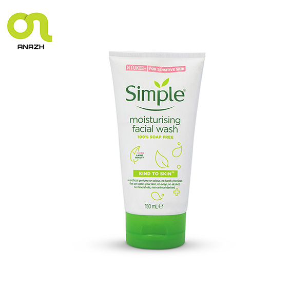 ژل شستشوی آبرسان سیمپل SIMPLE مدل KIND TO SKIN حجم 50 میل-اناژ