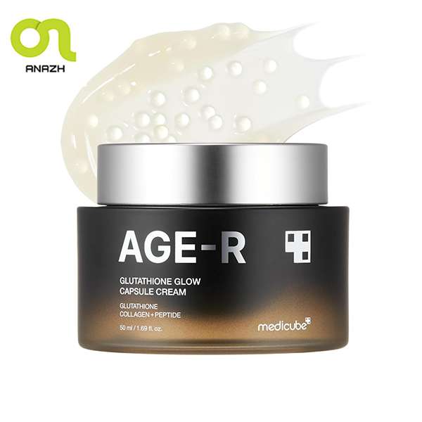 کرم کپسو لی جوانساز و روشن کننده ایج آر گلوتاتیون مدی کیوب مدل Medicube AGE-R Glutathione Glow Capsule Cream-اناژ