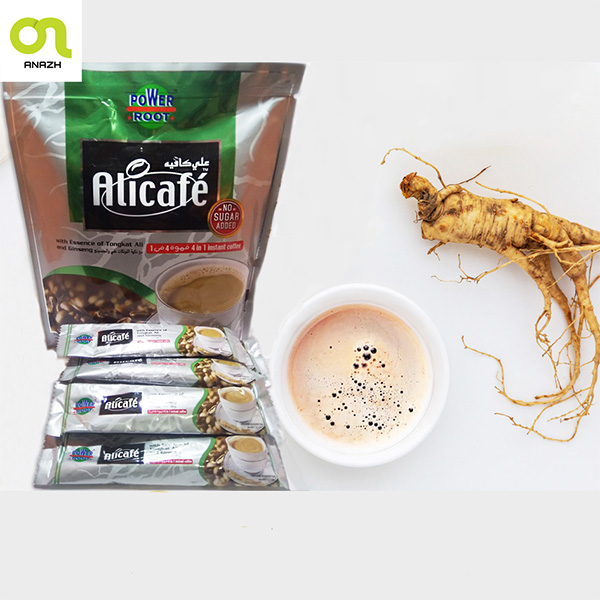 قهوه علی کافه AliCafe جینسینگ نقره ای بدون شکر(رژیمی)-اناژ