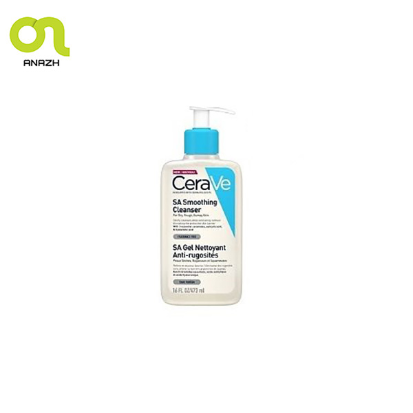 شوینده سالیسیلیک اسید سراوی برای پوست های بسیار حساس و خشک و زبر 473 میل مدل CeraVe SA Smoothing Cleanser-اناژ