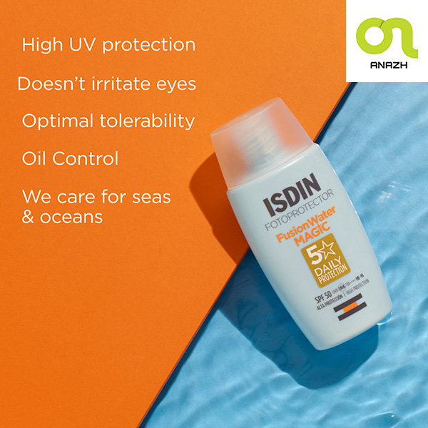 ضد آفتاب مجیک فیوژن واتر SPF50 ایزدین-اناژ