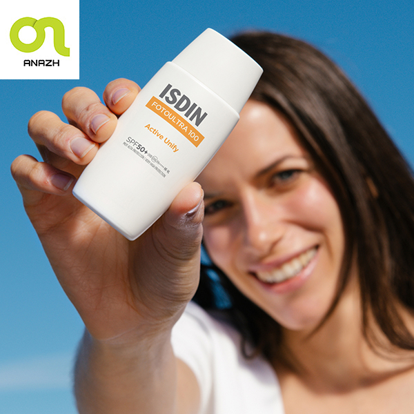 ضد آفتاب اکتیو یونیفای (رفع لک) بی رنگ ایزدین SPF50 -اناژ