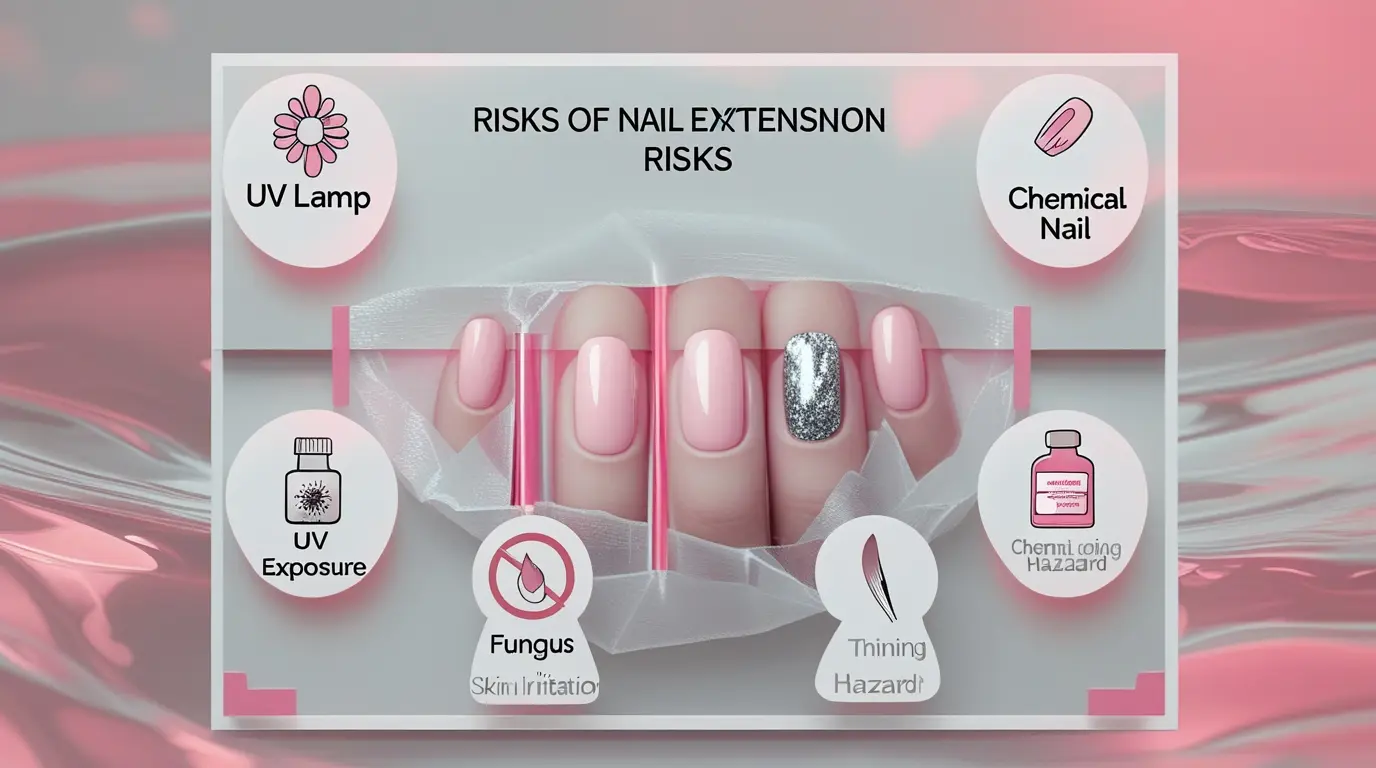 عوارض کاشت ناخن